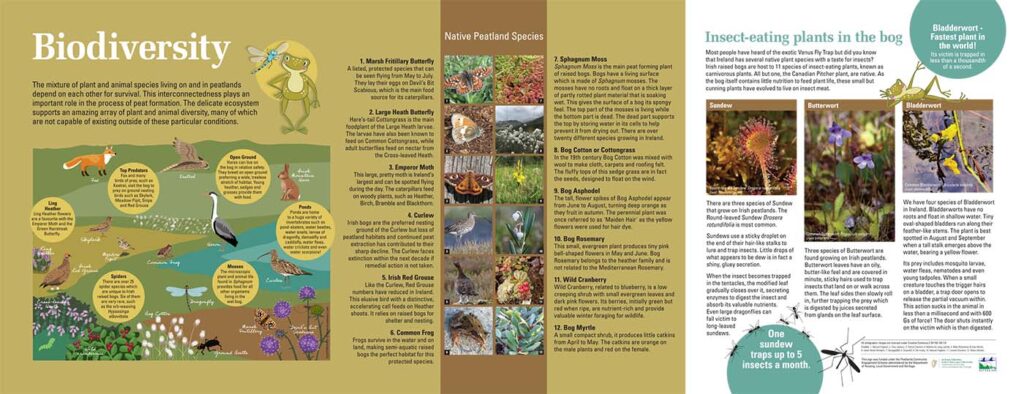 Kiltimagh Peatland Bog Biodiversity sign 2