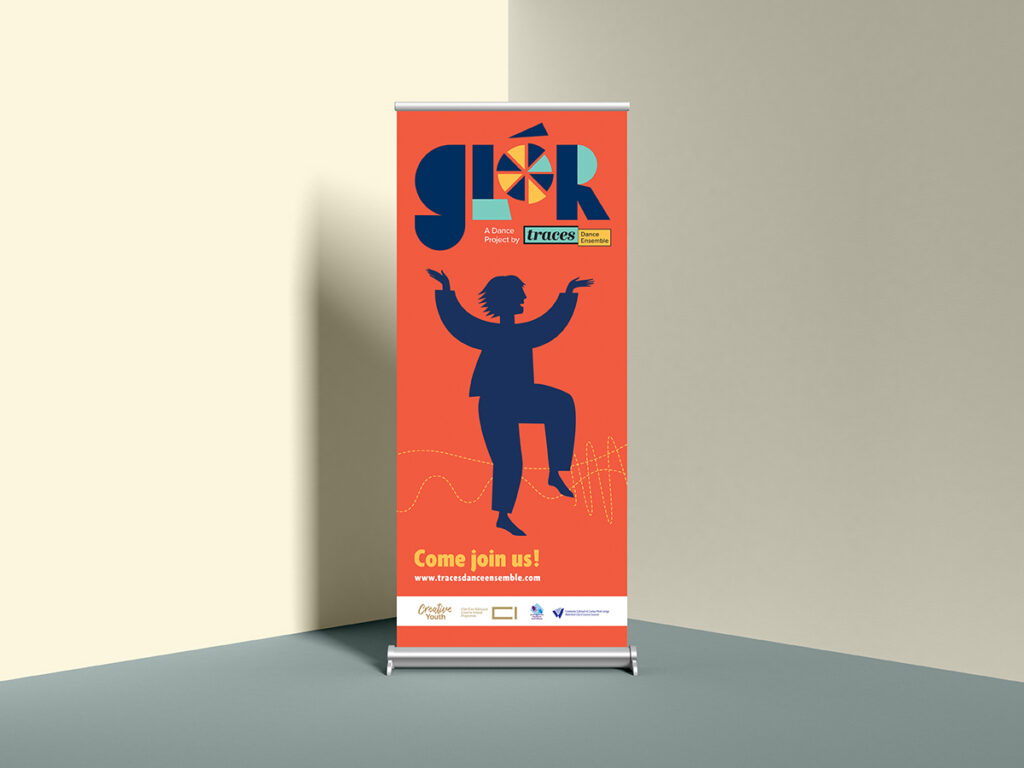 Traces Dance Roll up banner