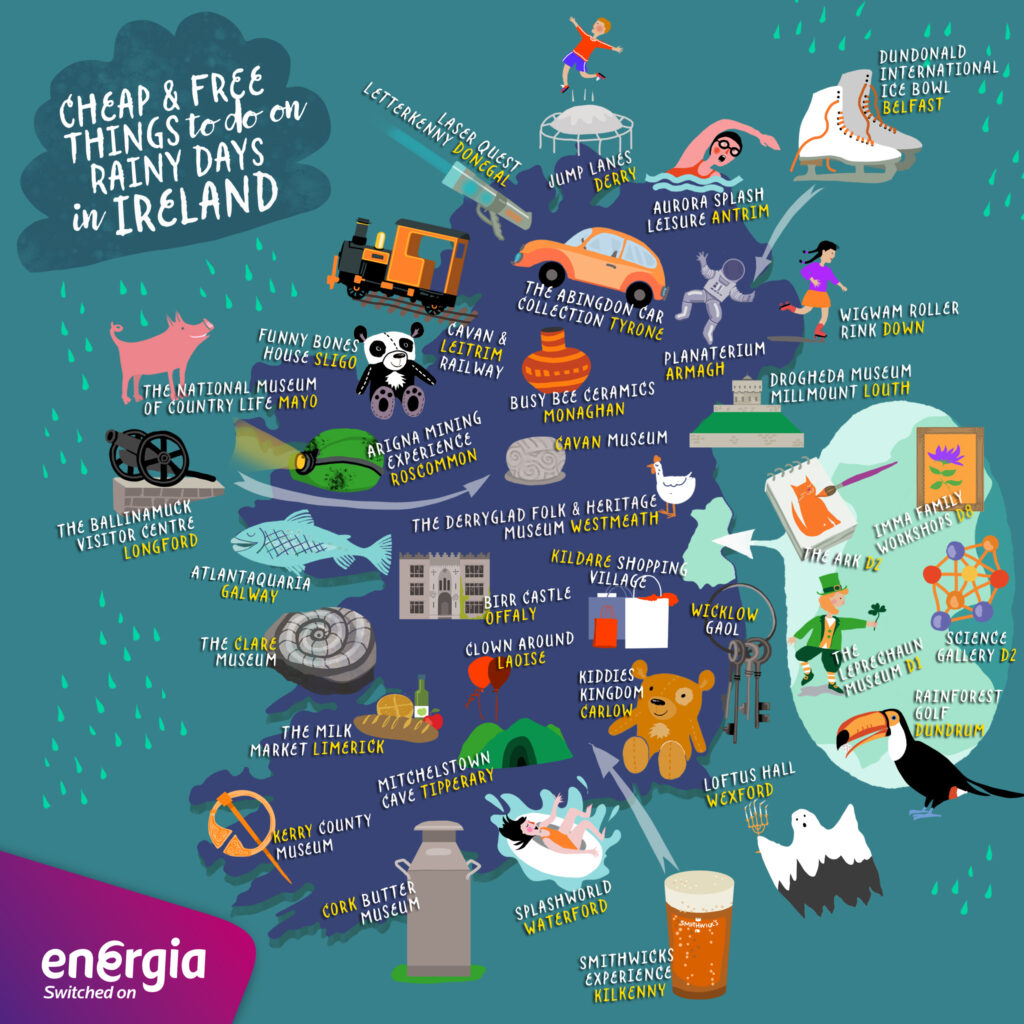 Energia Map Ireland Rainy Days