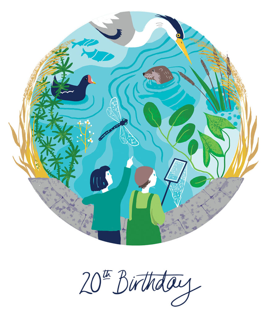 Rivers trust commemorative illustration